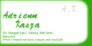 adrienn kasza business card